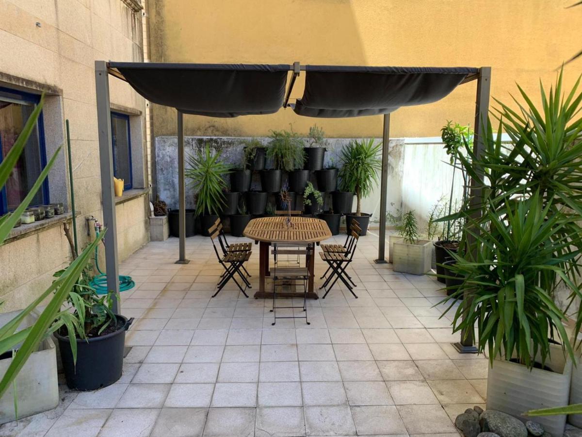 Impresionante Piso En El Centro De Pontevedra Con Terraza Y Parking Apartamento Exterior foto